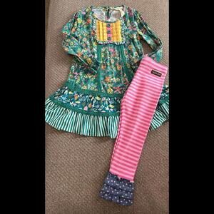 MATILDA Jane girls 4t dress and leggings outfit